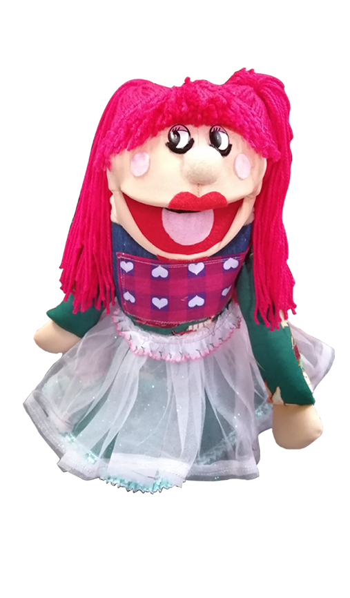 Títere Monstruo Rojo